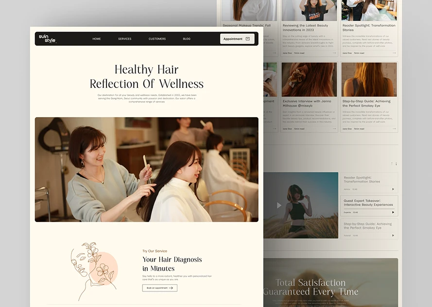 Suin style Hair Saloon